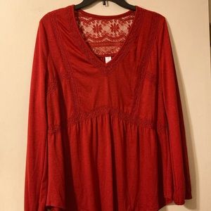 NWOT XL No Boundaries top